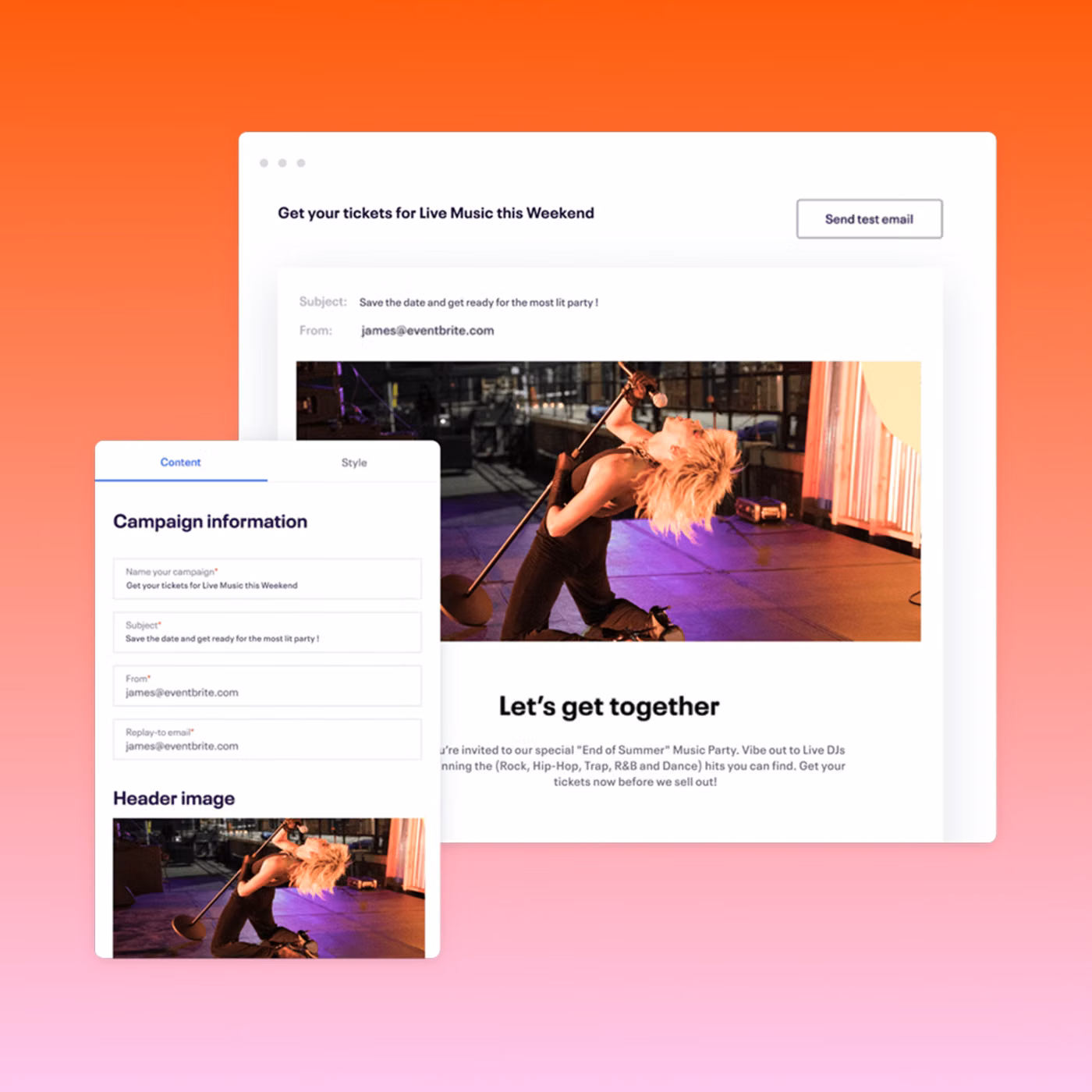 Eventbrite events stack