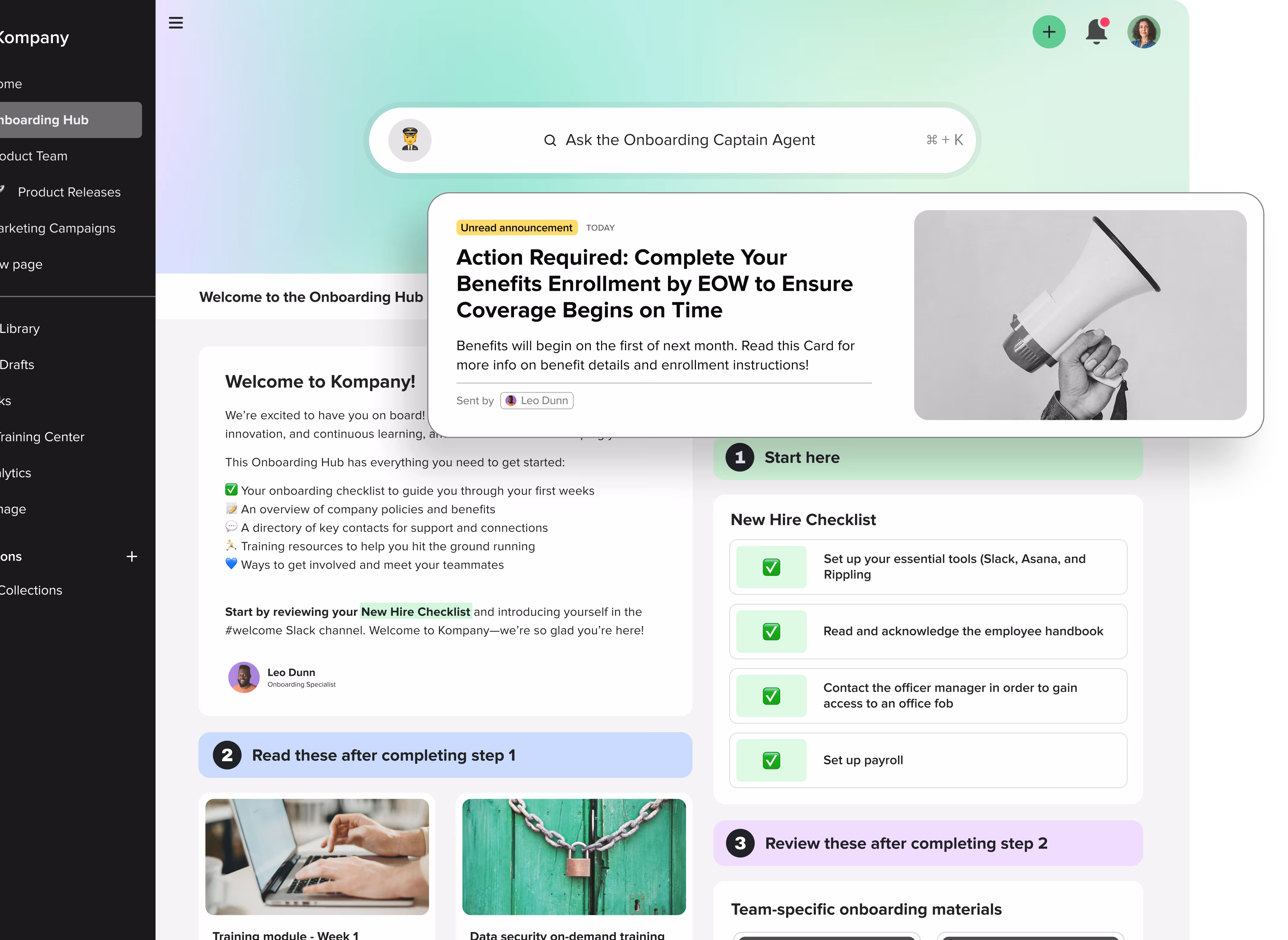 Guru knowledge stack