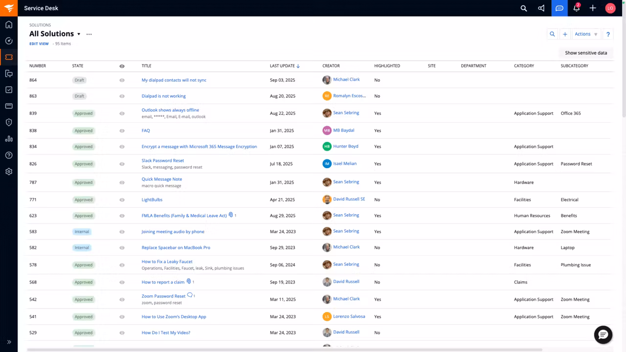 SolarWinds Service Desk gallery image 3