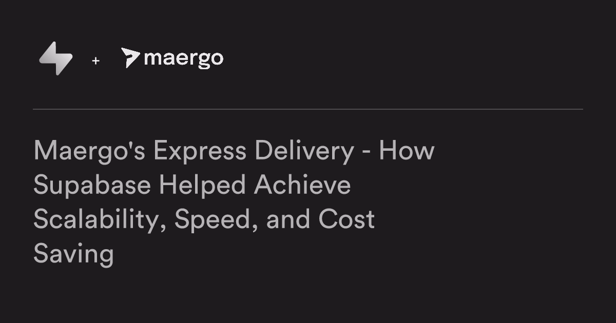 Supabase gallery image 1