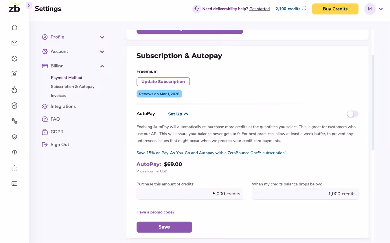 ZeroBounce gallery image 3